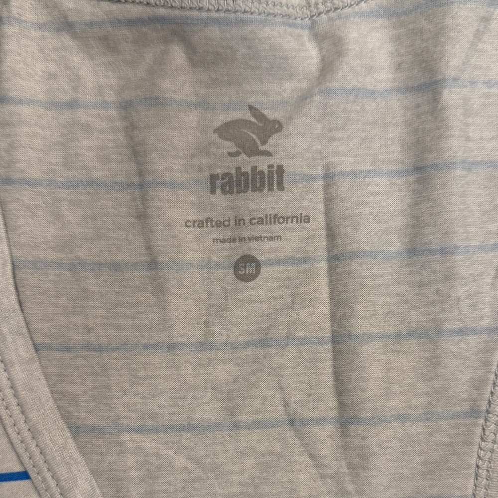 Rabbit Striped Tank Top - Picture 2 of 4